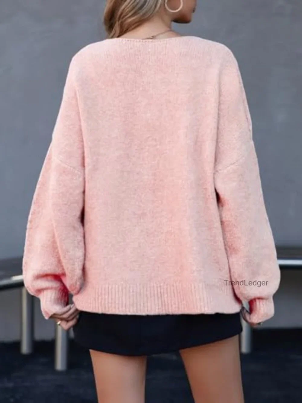 Women's Oversized Tie Front Cardigan Bow Knit Sweater Long Sleeve Open Front